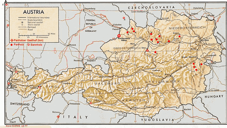 奥地利地图,奥地利地图高清中文版