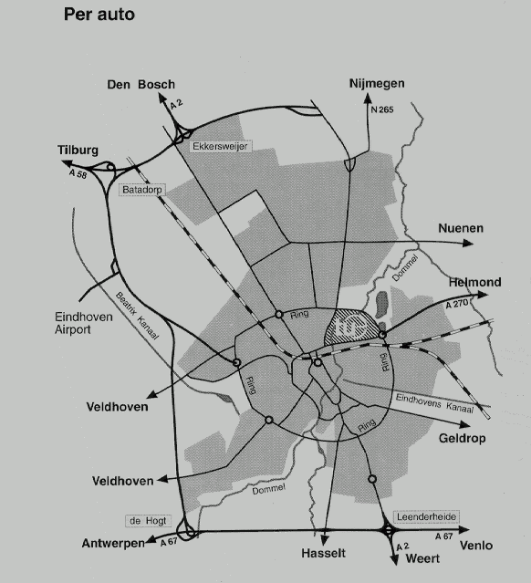 荷兰-恩和芬地图