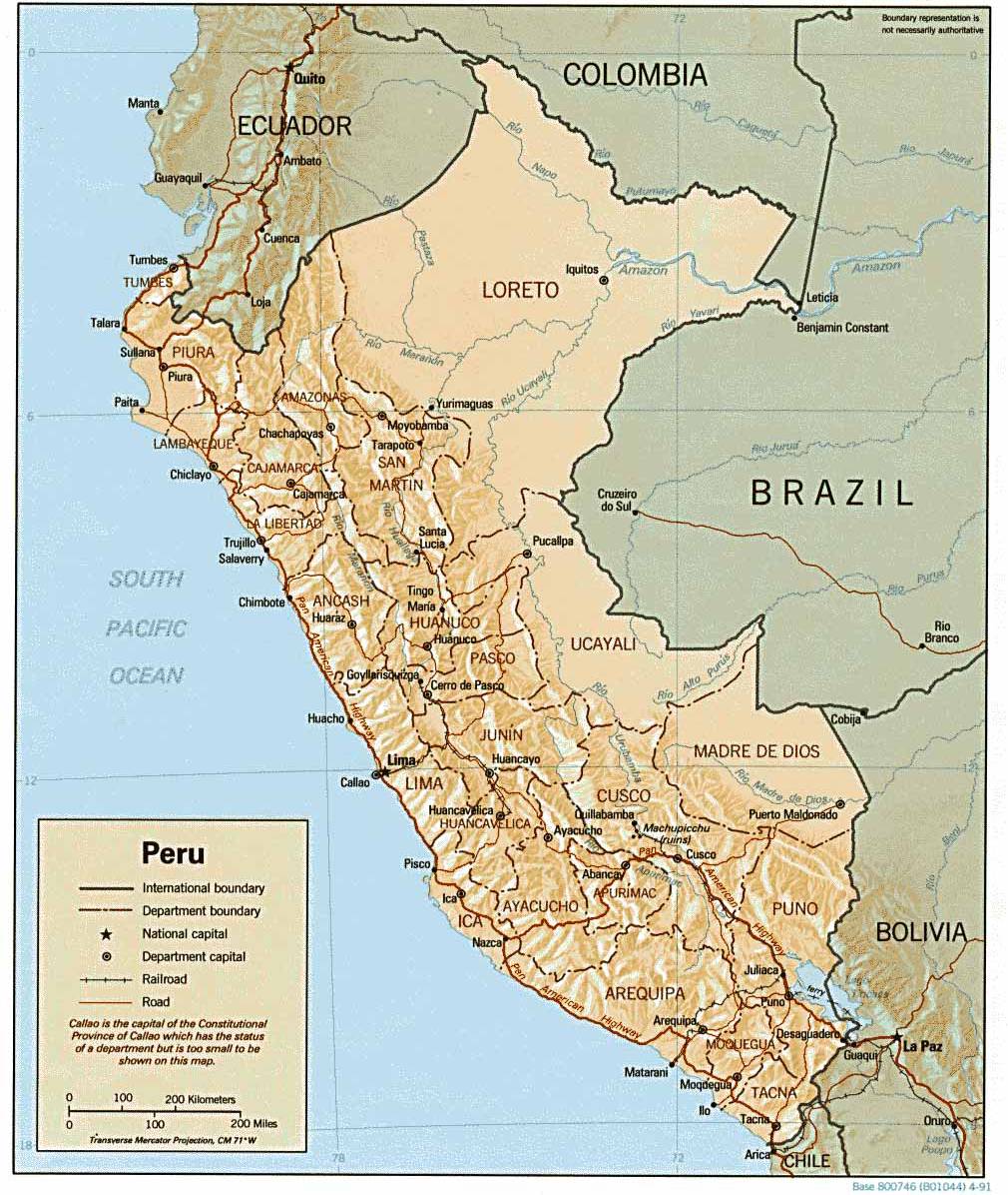秘鲁地图